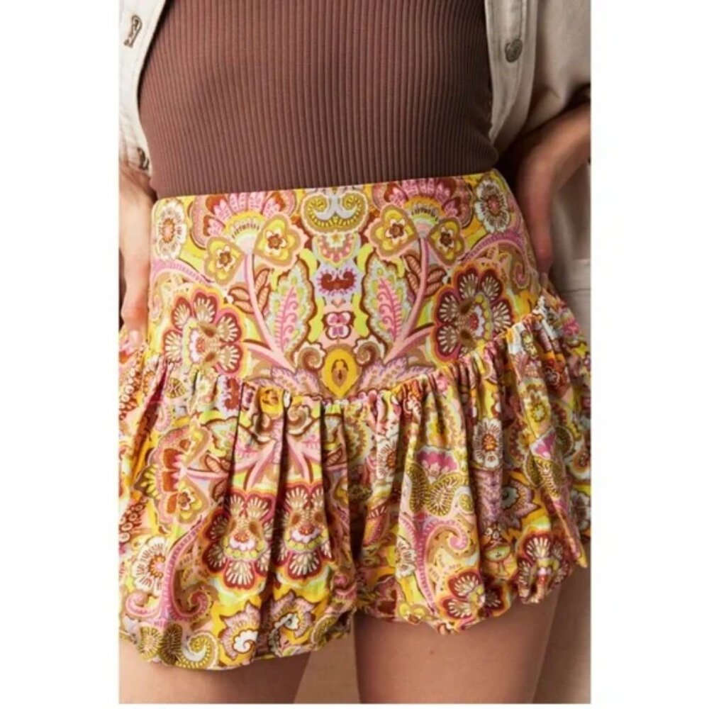 🖤Free People La Rochelle Paisley Shorts  NWT Sizes XS Small & Large - Picture 5 of 10